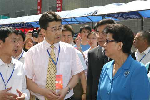 2007年5月19日オリンピックキャンパス内新設 中国科学院の施設のオープンキャンパス