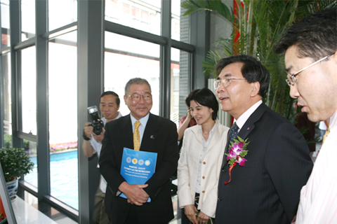 2007年5月19日オリンピックキャンパス内新設 中国科学院の施設のオープンキャンパス